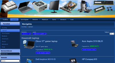 Személyre szabott VirtueMart - CMS integráció Személyre szabott VirtueMart - CMS integráció